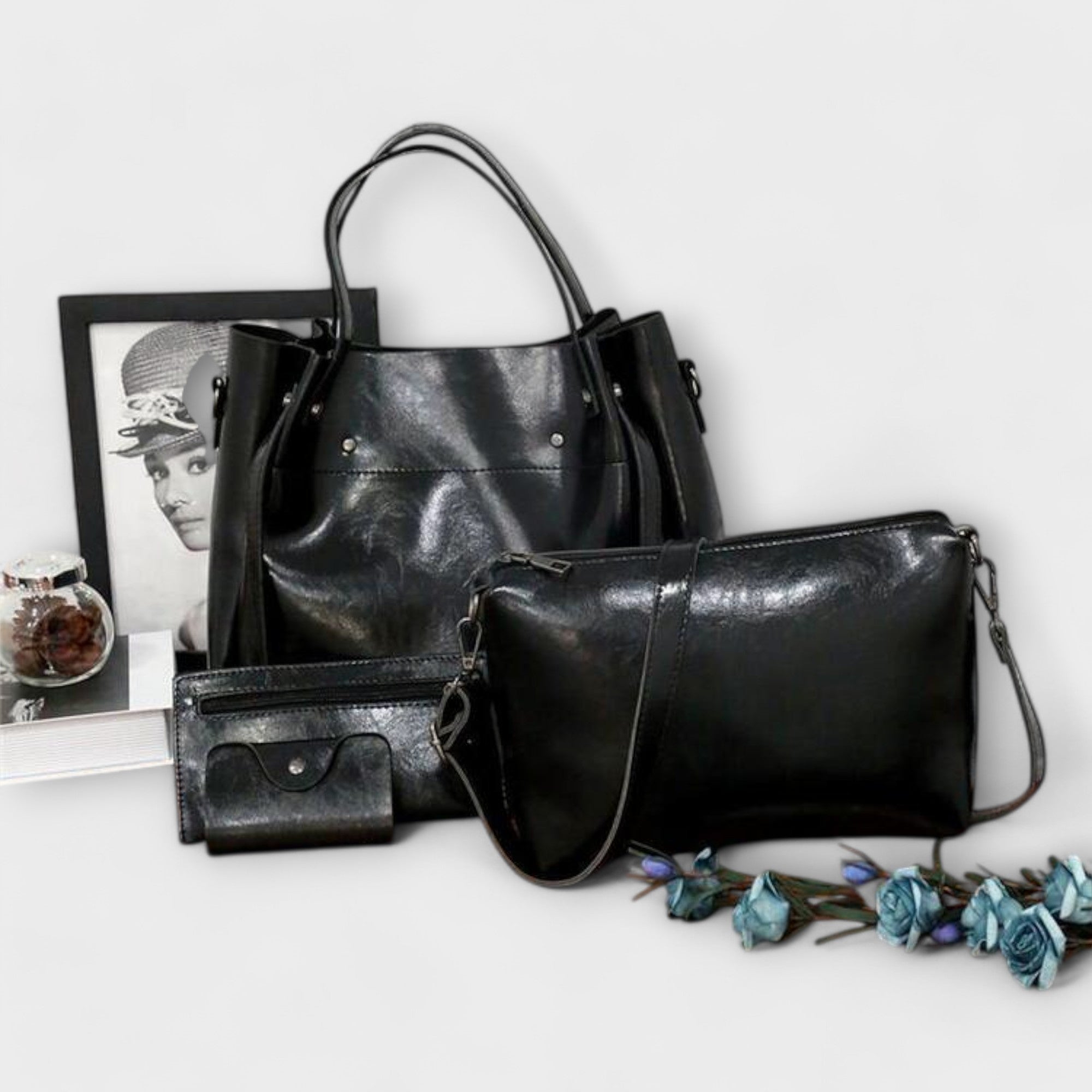 Clara | 4-Piece Vintage Bag Set