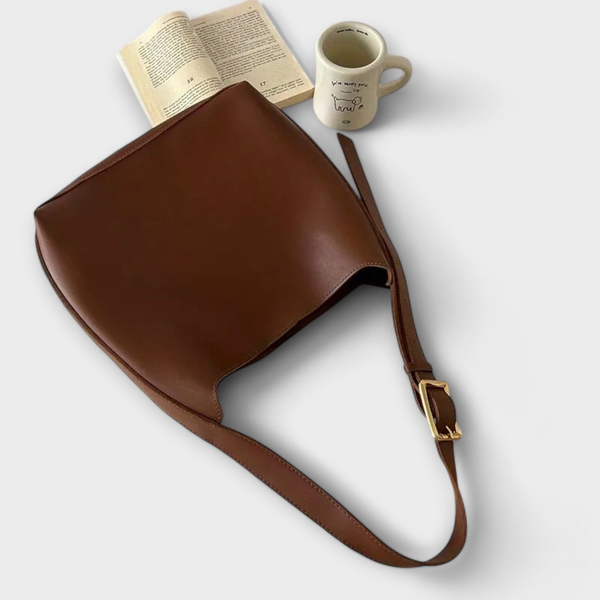 Clara | Elegant Leather Shoulder Bag