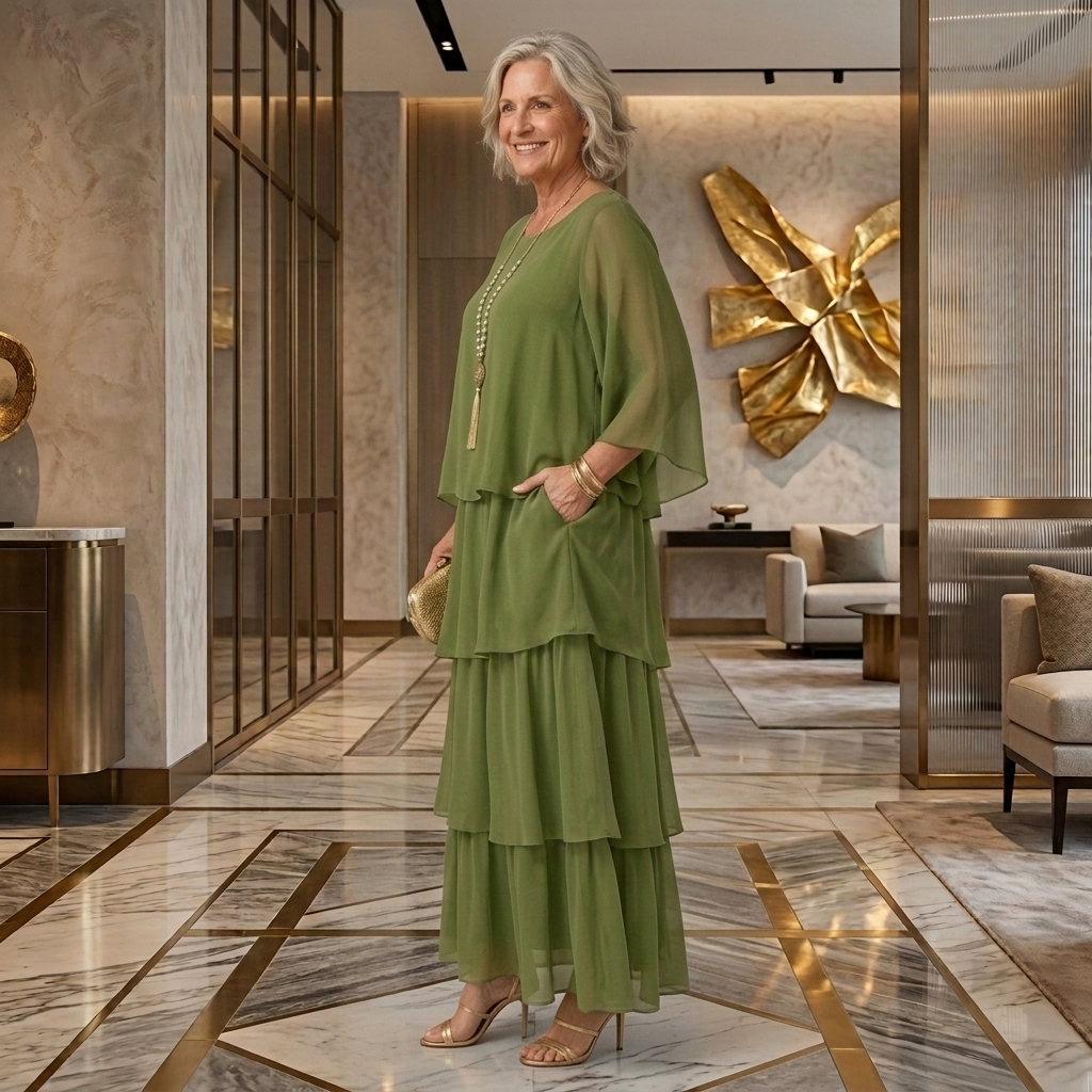 LARA™ | ELEGANT FLOWING MAXI DRESS