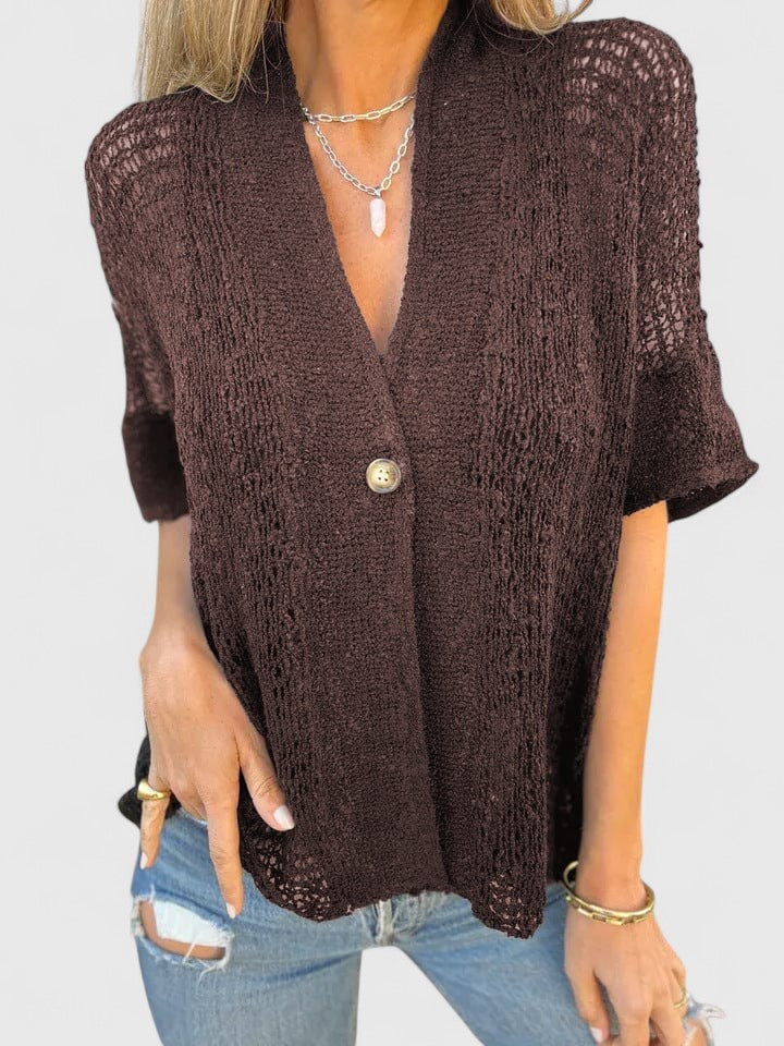 Clara | Elegant Knitted Shirt