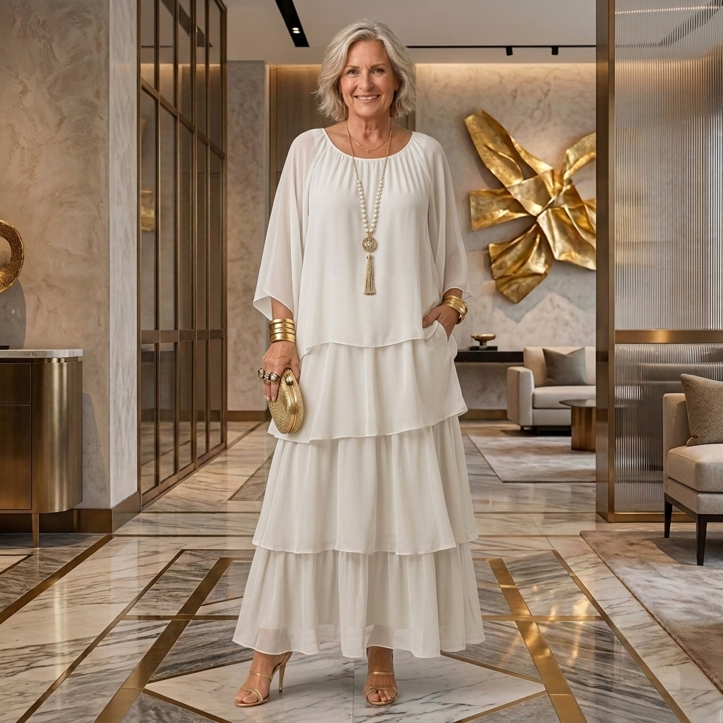 LARA™ | ELEGANT FLOWING MAXI DRESS