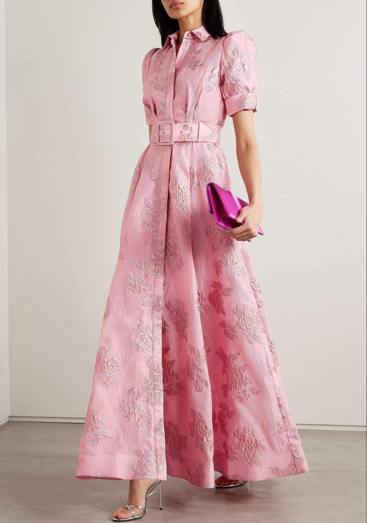 ARIA™ | DRESS WITH SHORT PUFF SLEEVES